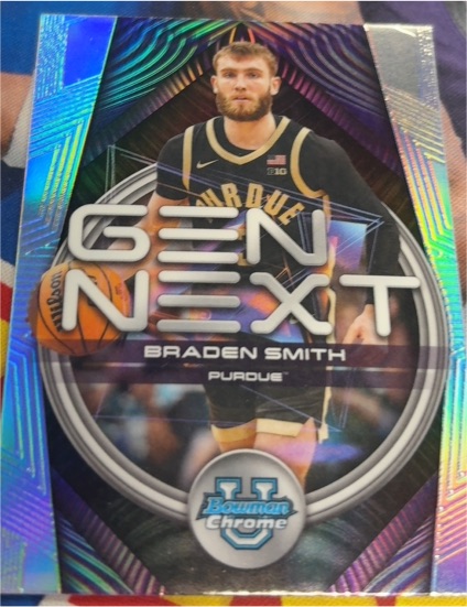 2025-26 Bowman Chrome U Gen Next #GN-15 Braden Smith — front