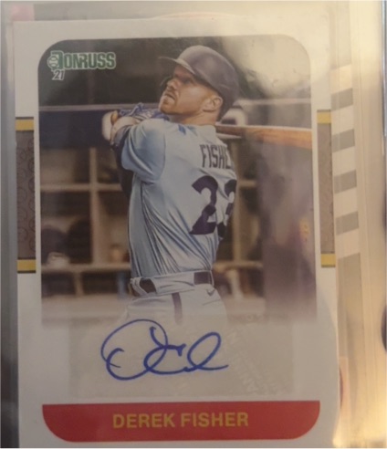 2021 Donruss #87S-DF Derek Fisher — front