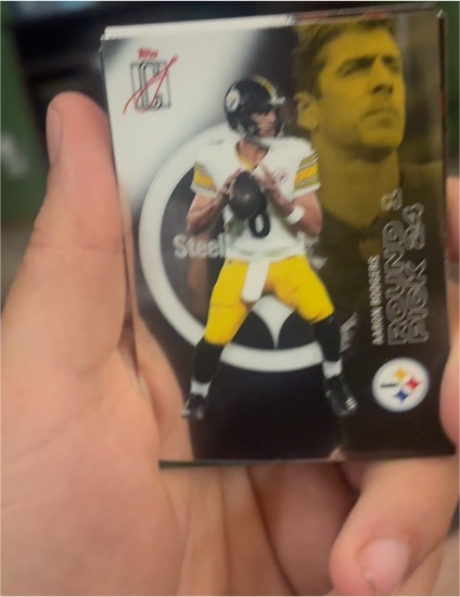 2025 Topps Signature Class #44 Aaron Rodgers — front