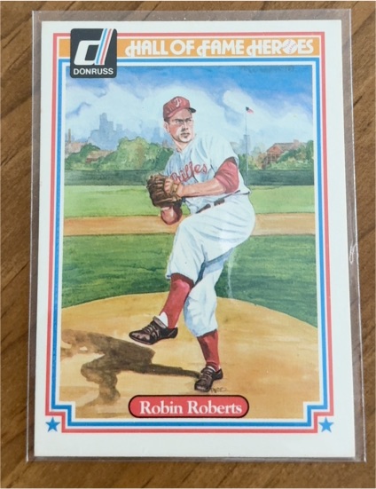 1983 Donruss Hall of Fame Heroes #41 Robin Roberts — front