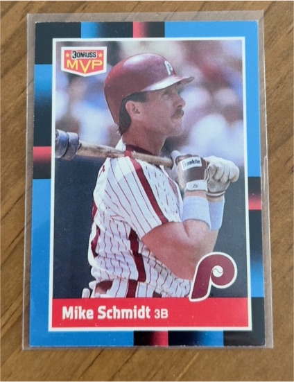 1988 Donruss #BC-4 Mike Schmidt — front