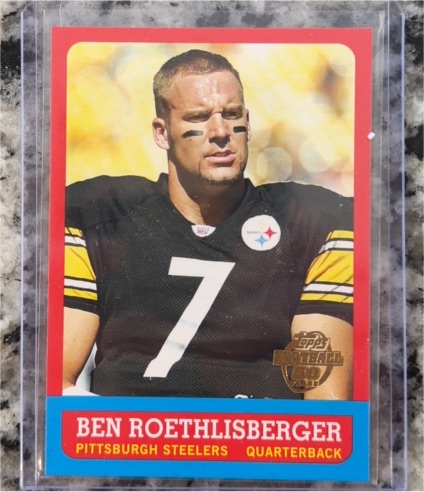 2005 Topps Throwbacks #TB8 Ben Roethlisberger — front