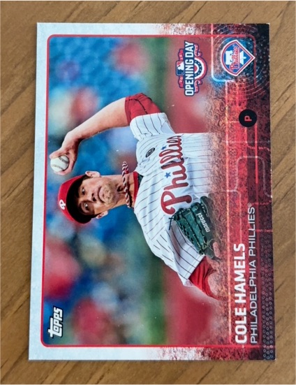 2015 Topps Opening Day #153 Cole Hamels — front