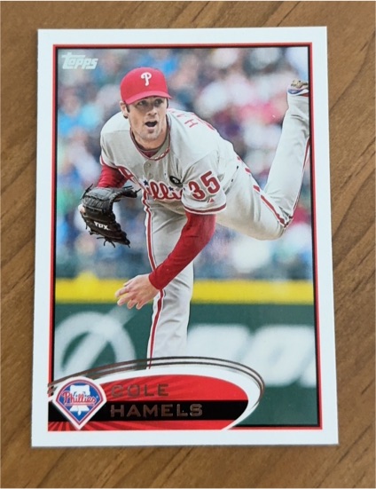2012 Topps #190 Cole Hamels — front