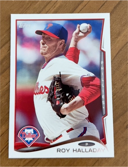 2014 Topps #565 Roy Halladay — front