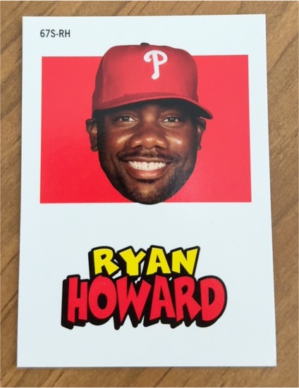 2012 Topps Archives Stickers #67S-RH Ryan Howard — front
