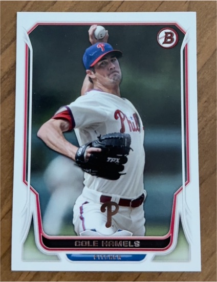 2014 Bowman #67 Cole Hamels — front