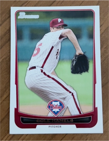 2013 Bowman #135 Cole Hamels — front