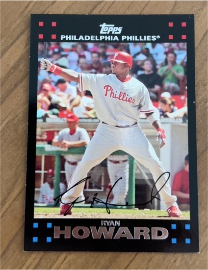 2007 Topps #330 Ryan Howard — front