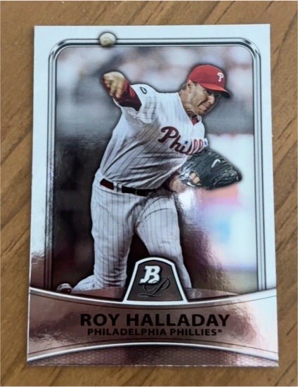 2010 Bowman Platinum #35 Roy Halladay — front