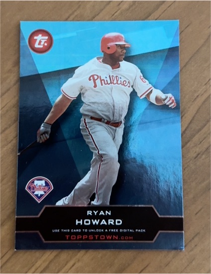 2011 Topps Topps Town #TT-25 Ryan Howard — front
