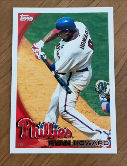 2010 Topps #590 Ryan Howard — front
