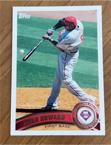 2011 Topps #420 Ryan Howard — front