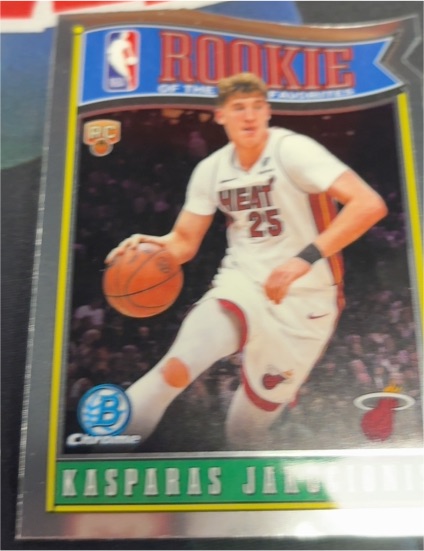 2025-26 Topps Bowman Chrome #RY-12 Kasparas Jakucionis Rookie — front