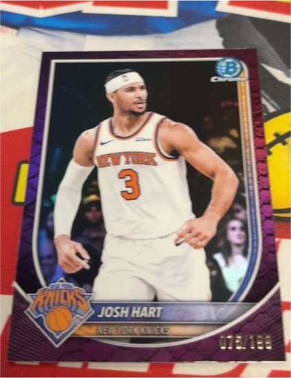 2025-26 Bowman Chrome #153 Josh Hart — front