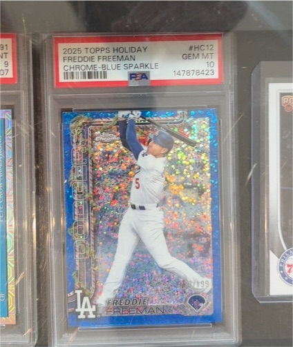 2025 Topps Holiday #HC12 Freddie Freeman — front
