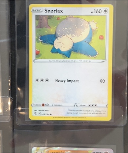 2020 Pokémon Sword & Shield #140 Snorlax — front