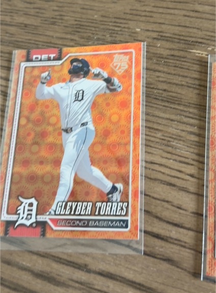 2026 Topps Series 2 #439 Gleyber Torres Orange Sun Foil — front