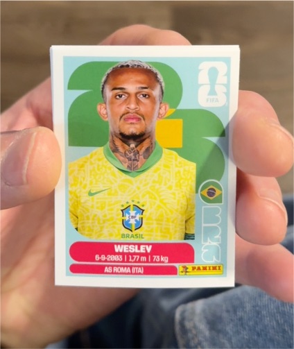 2026 Panini FIFA World Cup #BRA 8 Wesley — front