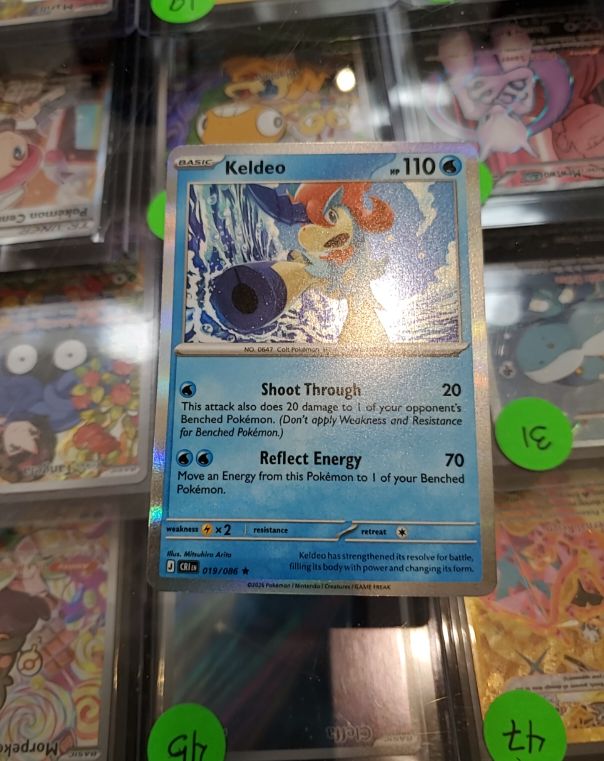 2013 Pokémon Chaos Rising #019 Keldeo — front