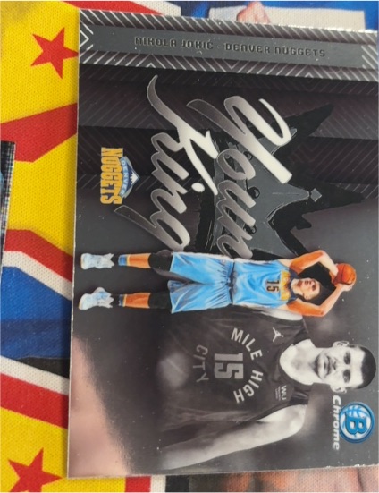 2025-26 Bowman Chrome #YK-6 Nikola Jokić Young Kings Insert Denver Nuggets — front