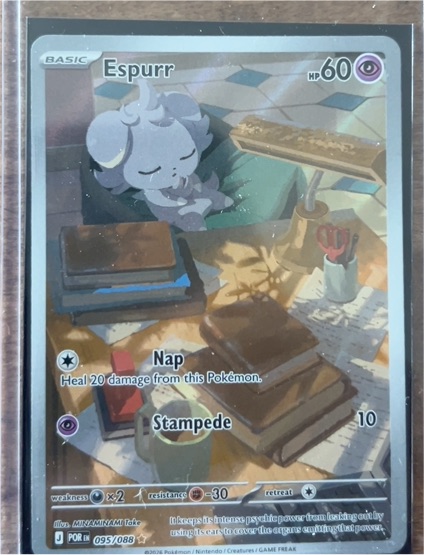 2023 Pokémon Perfect Order #095 Espurr — front