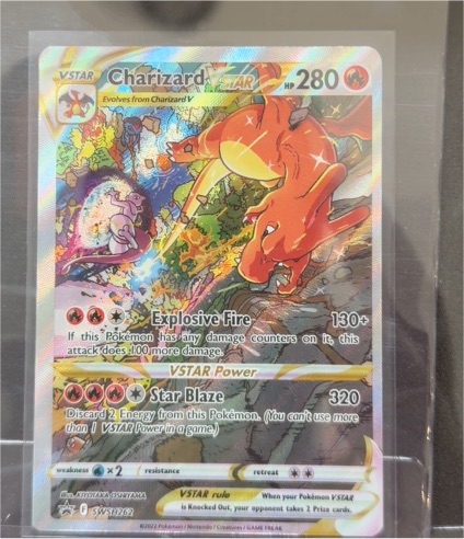 2022 Pokémon TCG SWSH262 Charizard VSTAR — front