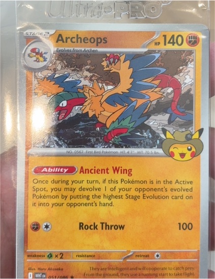 2021 Pokémon SV: White Flare #051 Archeops — front