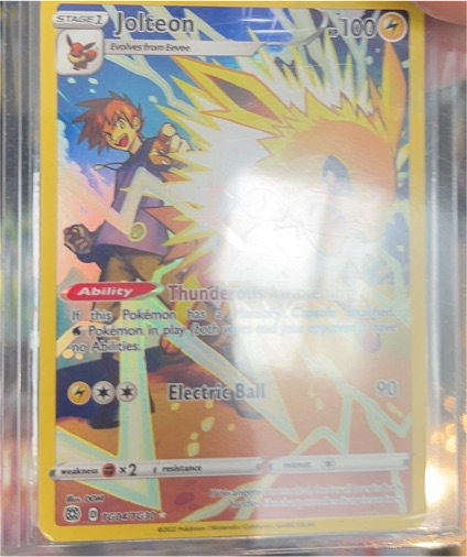 2022 Pokémon Brilliant Stars TG04 Jolteon Trainer Gallery — front