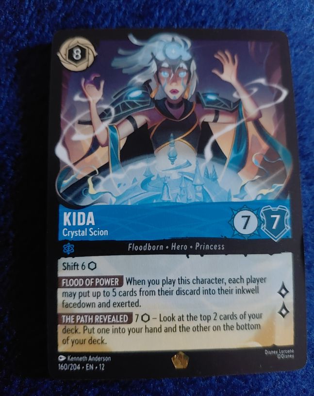 2026 Lorcana Wilds Unknown #160 Kida Crystal Scion — front