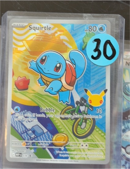 2026 Pokémon #039 Squirtle First Partner Collection Full Art Promo — front