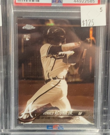 2018 Topps Chrome #193 Ronald Acuna Jr. — front