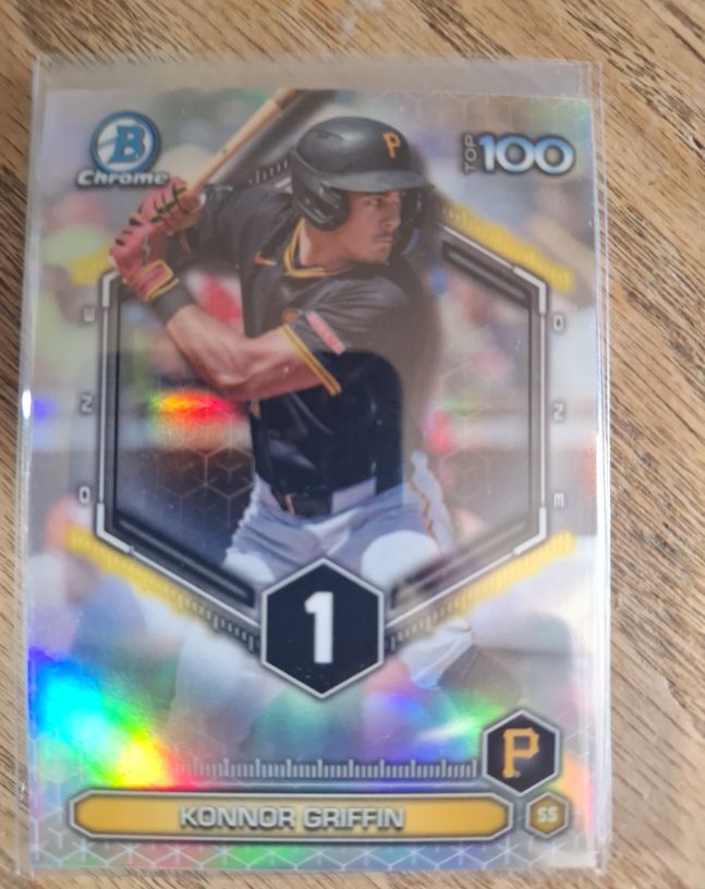 2026 Bowman Chrome Scouts Top 100 #BTP-1 Konnor Griffin — front