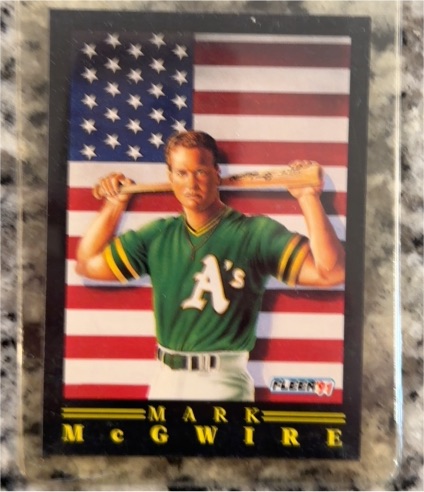 1991 Fleer Pro Visions #4 Mark McGwire — front