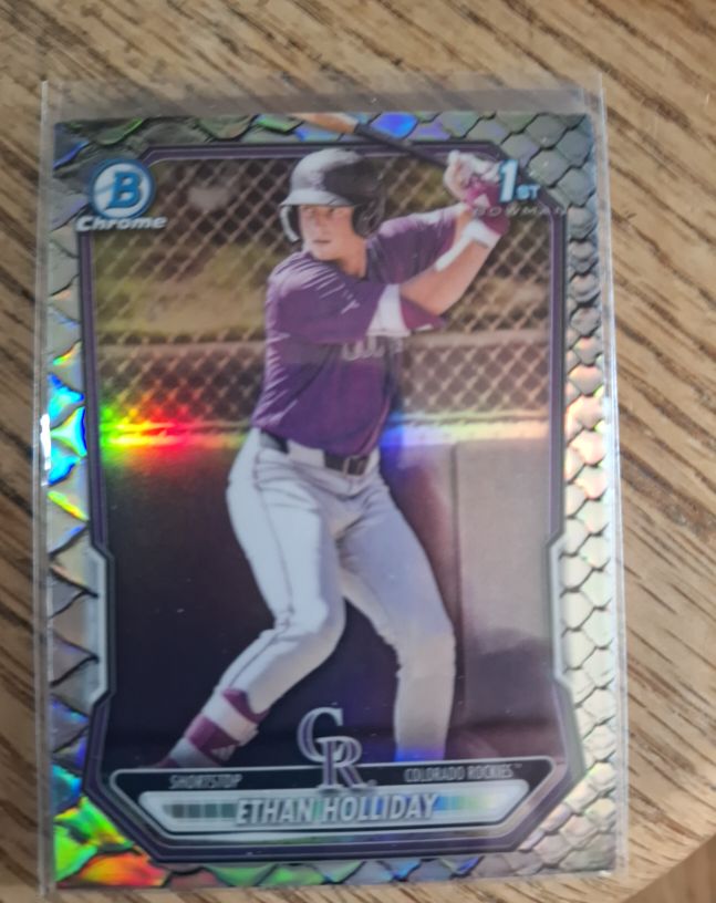 2026 Bowman Chrome #BCP-1 Ethan Holliday — front