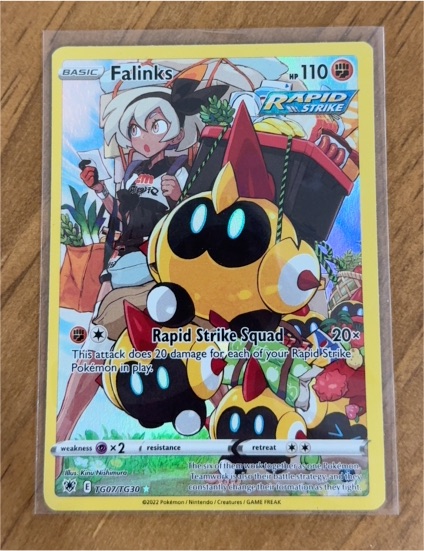 2022 Pokemon Astral Radiance #TG07 Falinks — front