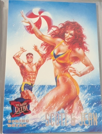 1995 Fleer Ultra X-Men #147 Scott & Jean Spring Break — front