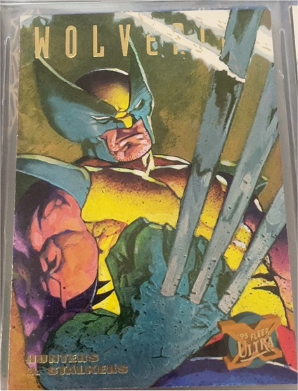 1995 Fleer Ultra Marvel X-Men Hunters & Stalkers #7 Wolverine — front