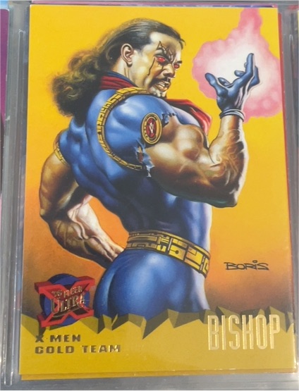 1995 Fleer Ultra X-Men Gold Team #101 Bishop — front
