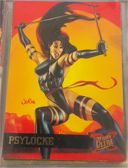 1995 Fleer Ultra X-Men #38 Psylocke — front