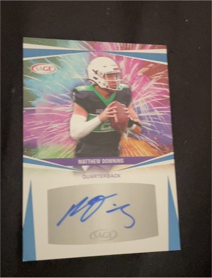 2025 Sage High Series #A-MD3 Matthew Downing — front