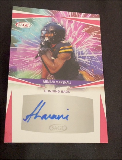 2025 Sage High Series #A-AM2 Ahmani Marshall — front
