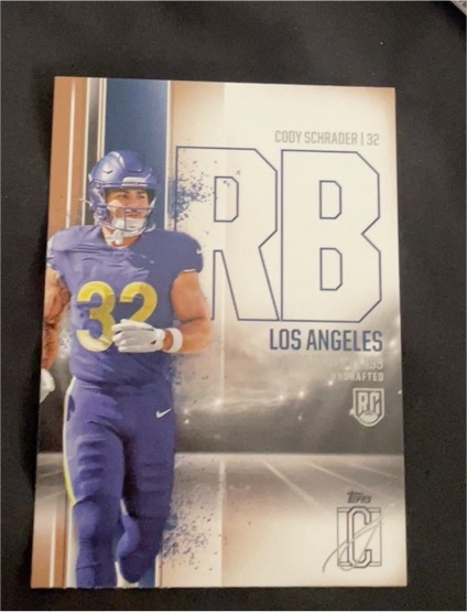 2024 Topps Signature Class #177 Cody Schrader — front