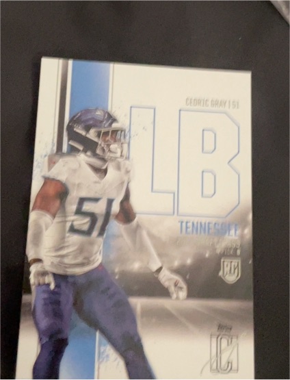 2024 Topps Signature Class #189 Cedric Gray — front
