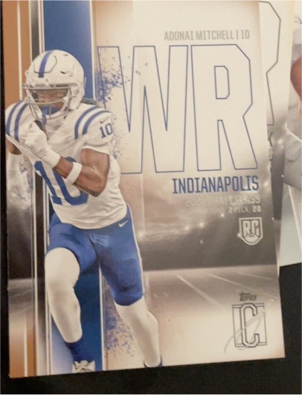 2024 Topps Signature Class #119 Adonai Mitchell — front