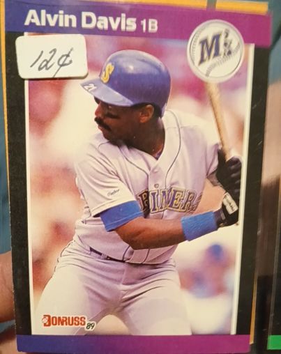 1989 Donruss #345 Alvin Davis — front