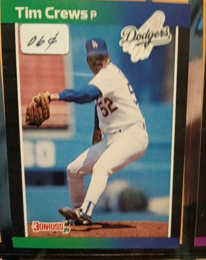 1989 Donruss #486 Tim Crews — front