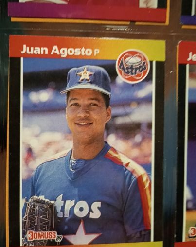 1989 Donruss #354 Juan Agosto Houston Astros — front