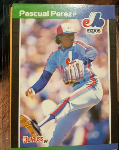 1989 Donruss #248 Pascual Perez Montreal Expos — front