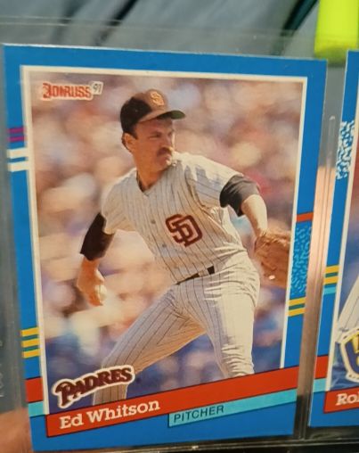 1991 Donruss #186 Ed Whitson — front